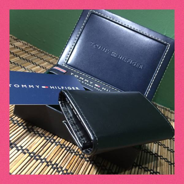 1円から売り切り☆新品☆トミーヒルフィガー TOMMY HILFEGER 本革