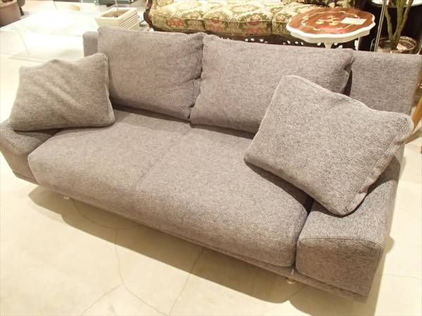 ▽美品▽ボーコンセプト クアトロ ワイド2Pソファ グレー系/モダン