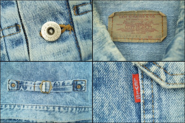 Levi's リーバイス 70702XX 復刻 1st Gジャン デニムジャケット 40