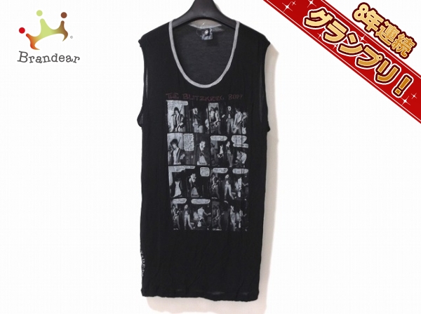 ヒステリックグラマー チュニック サイズF レディース 黒×グレー HYSTERIC GLAMOUR