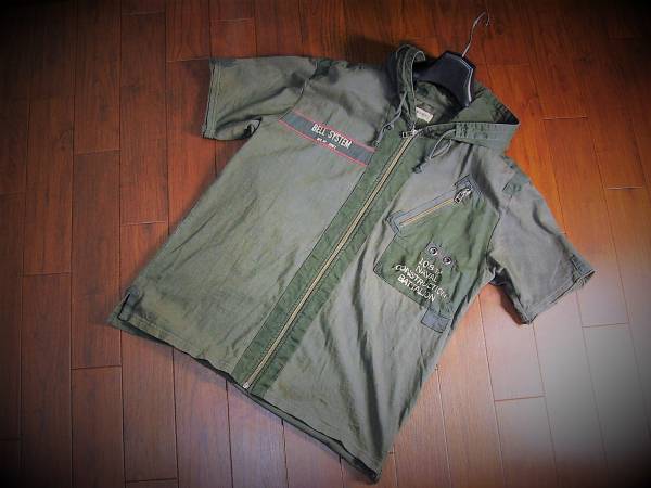 Ｅ104■上野商会　　AVIREX/アヴィレックス　　ミリタリーパーカー　　ＸＬ