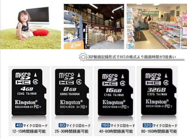 [大量] 160時間連続記録 完全防水防犯カメラ暗視監視赤外線24個_5