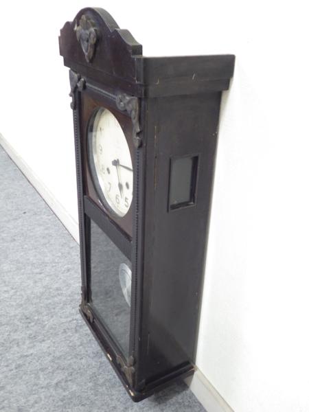 可動品 lku CHING CHANG GONG 柱時計 壁掛 振子時計 ゼンマイ式
