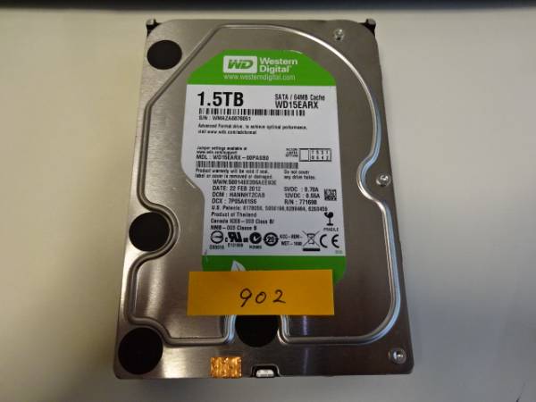 3.5 WD 1.5TB (1500GB) Sata /////902