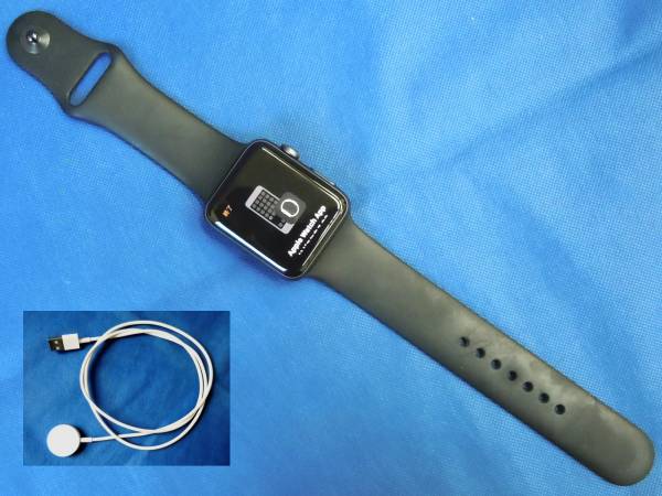 Apple Watch Series2 MP0G2J/A　スペースグレイ アルミニウムケース + スポーツバンド42mm 美品_1