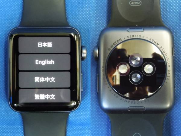 Apple Watch Series2 MP0G2J/A　スペースグレイ アルミニウムケース + スポーツバンド42mm 美品_3