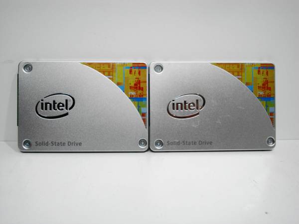 ●2台セット INTEL SSD 535 Series 120GB SSDSC2BW120H6 SATA 7mm 使用時間少 中古完動品
