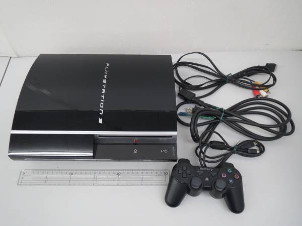 8MP1 ソニー PS3 CECHL00 80GB ブラック 初期化 動作確認済 付属品付 SONY プレステ3 送料無料