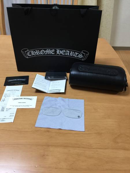 ★　クロムハーツ メガネ　CORNHAULASS　BK 　新品　正規品　完備　★