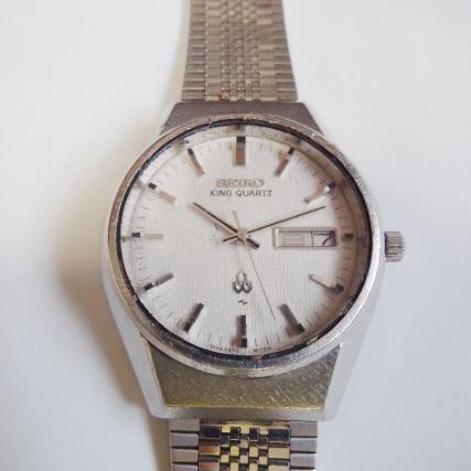 SEIKO KING QUARTZ 0853-8020-g メンズ腕時計 セイコー SEIKO キング クオーツ 0853-8020-G メンズ 文 【公式通販】