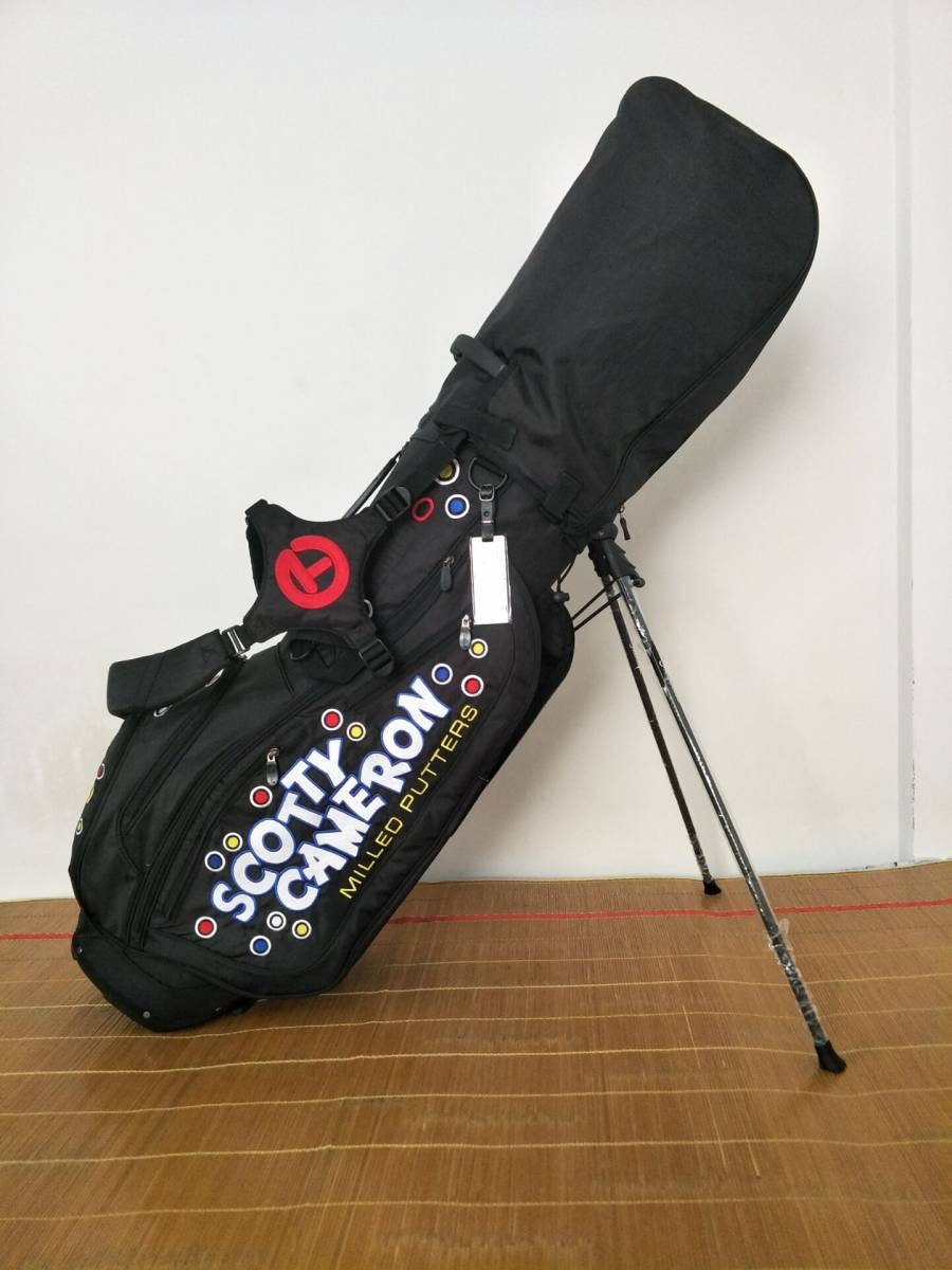 限定キャディーバッグ Scotty Cameron スコッティ?キャメロン限定 MILLED PUTTERS　スタンドバッグ ジャックポッ　ブラック