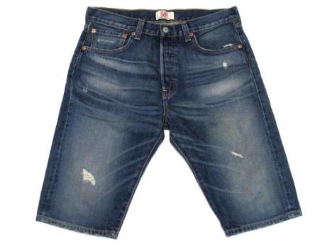 リーバイス 501 USED加工 ダメージ加工 デニム ショートパンツ W32 