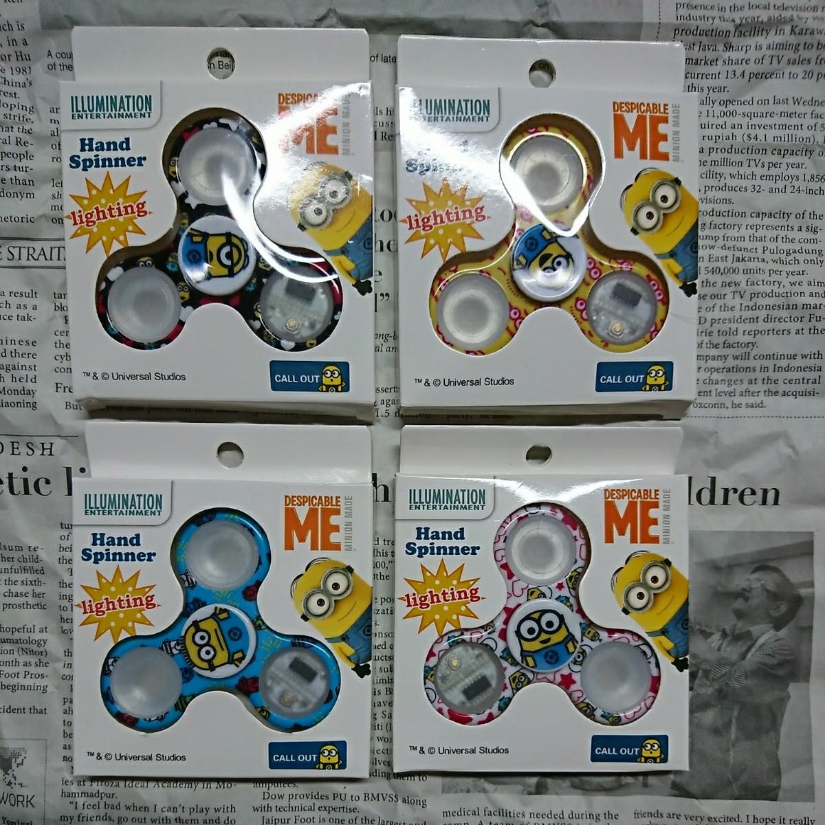 再入荷 ミニオン ハンドスピナー Led 光る 模様が変化 ブルー おもちゃ ゲーム 売買されたオークション情報 Yahooの商品情報をアーカイブ公開 オークファン Aucfan Com