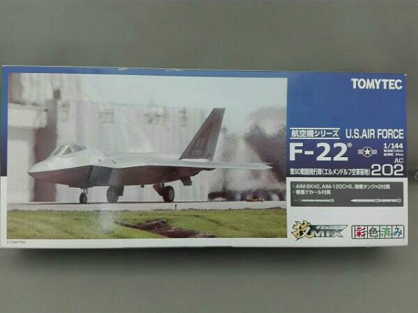 1/144 技mix 米空軍F-22A 第90戦闘飛行隊(エルメンドルフ) F-22 技MIX 第90戦闘飛行隊 アメリカ空軍 Yahoo TOMYTEC 米空軍