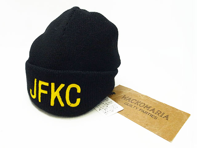  WACKO MARIA ワコマリア JFKC ニット帽 Size/FREE Color/BLACK 雑貨 Y(ワコマリア)｜売買されたオークション情報、yahooの商品情報をアーカイブ公開 - オークファン その他