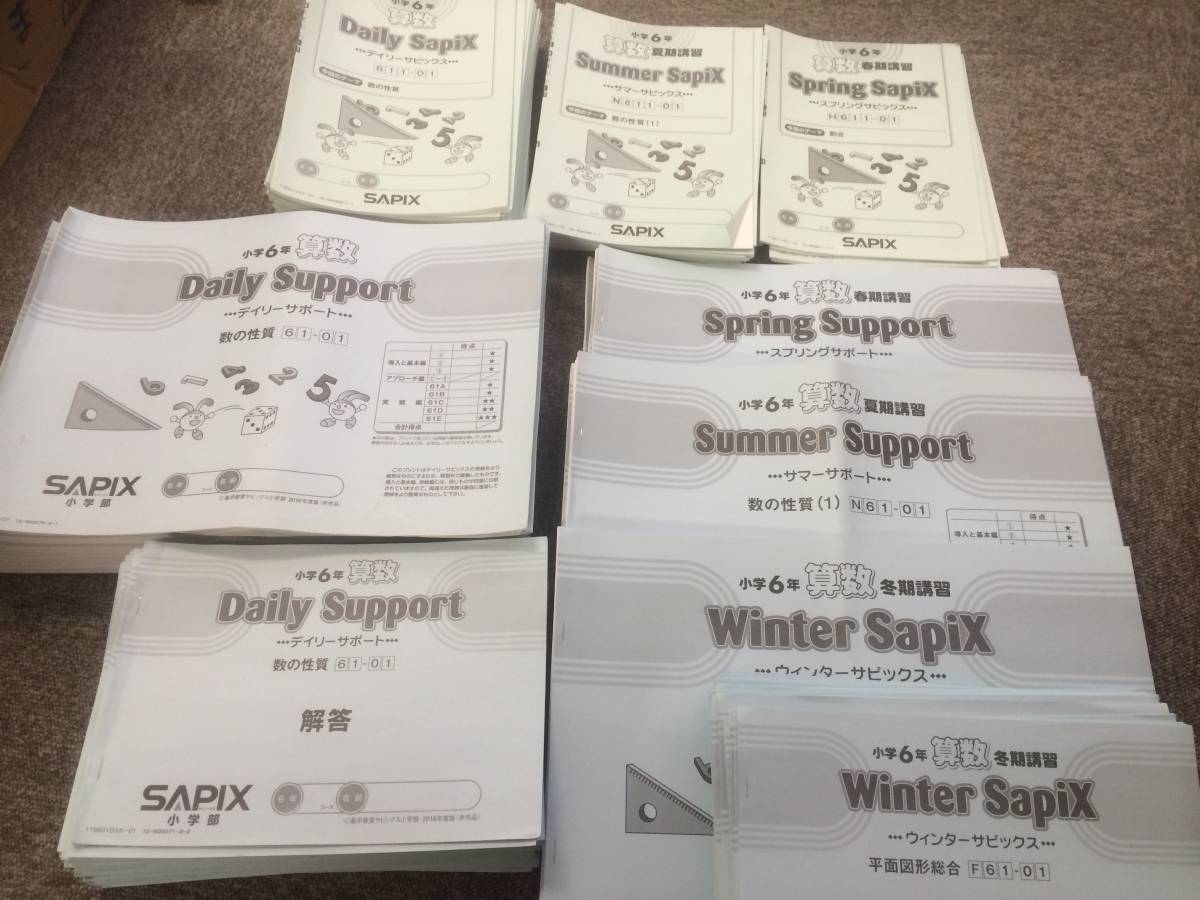 最新　2025年度SAPIX 算数Daily Sapix 小学校6年一年分 サピックス sapix デイリーサピックス デイリー 2025年度小学6年社会1