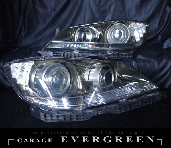 美品 HID付■KB1 レジェンド 全年式/全グレード取付可■レンズコーティング&クリーニング加工済み■純正HID ヘッドライト 左右セット p-651