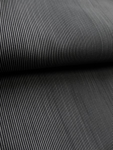 【京美保】洗える着物【袷 江戸小紋】★M★黒系/万筋柄【AEM-6】