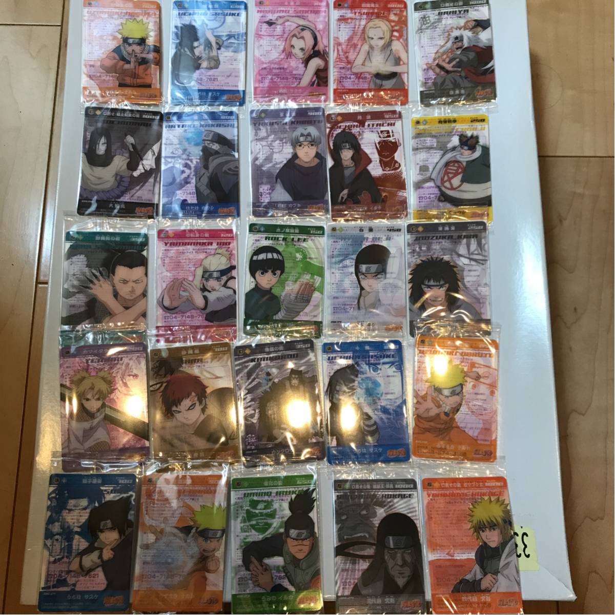 NARUTOナルトアイスカードクリアカード全25種コンプリートバンダイ新品