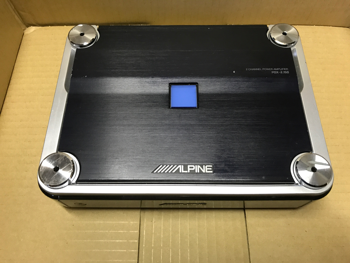 アルパイン ALPINE デジタルアンプ PDX-2.150 150W×2Ch MAX440W アンプ