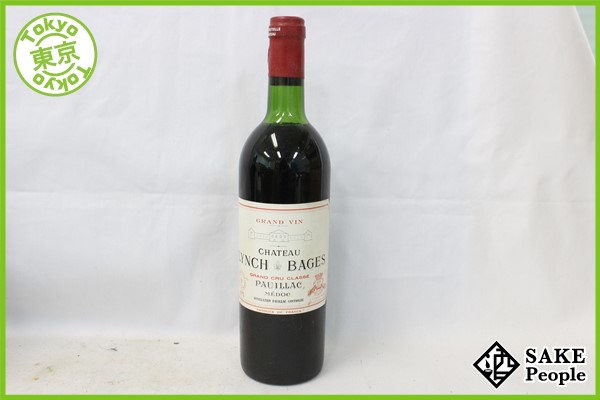 ■注目! シャトー ランシュ・バージュ 1975年 730ml ポイヤック Y9 6N