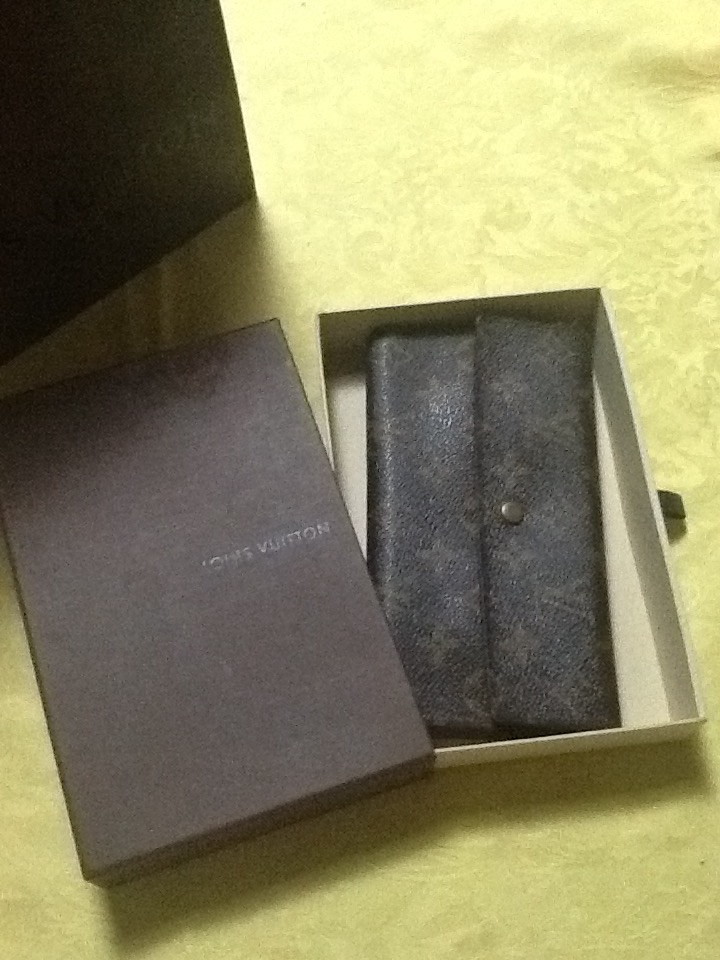 本物保証◇ルイヴィトン LOUIS VUITTON モノグラム 長財布 財布 茶系