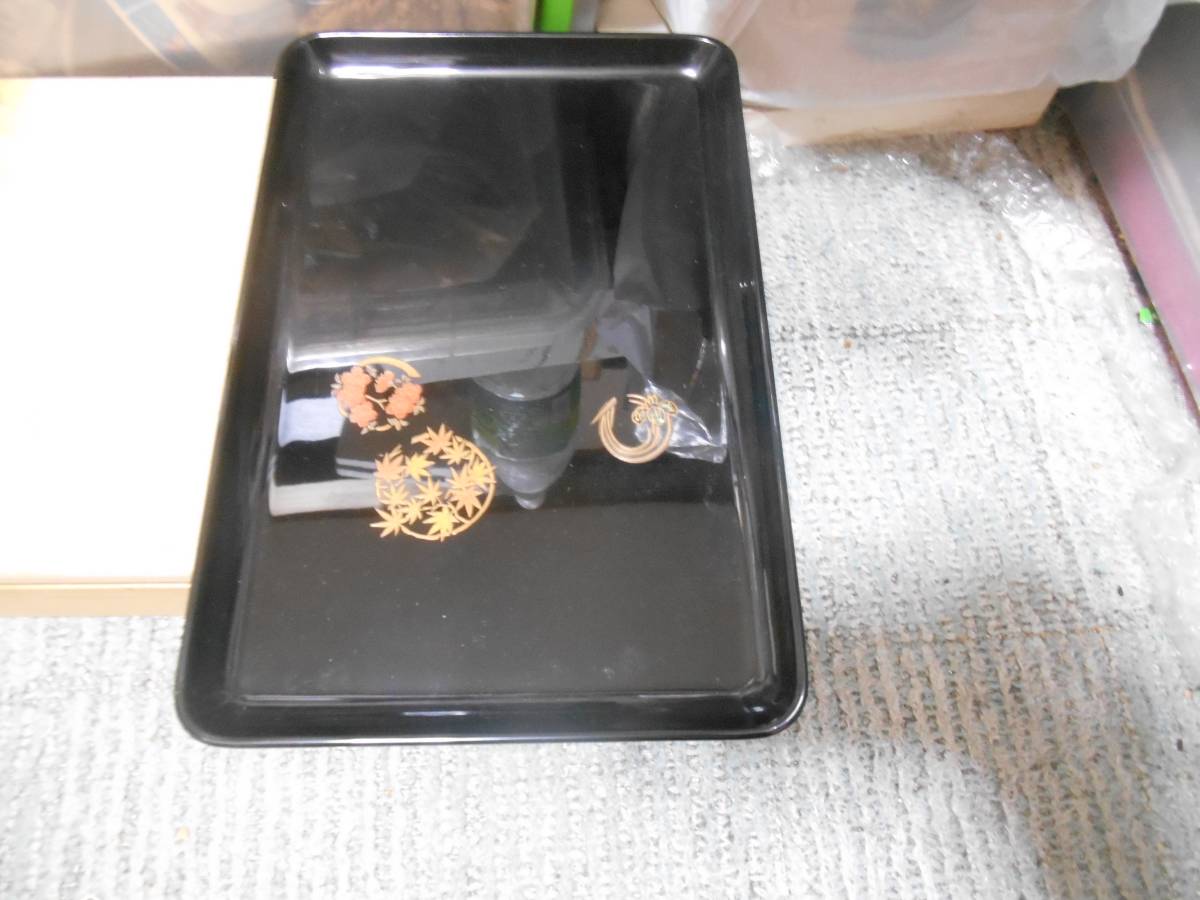 輪島塗 切手盆(名刺盆) 名刺盆 角盆 メルカリ - 切手盆 長方盆 漆器