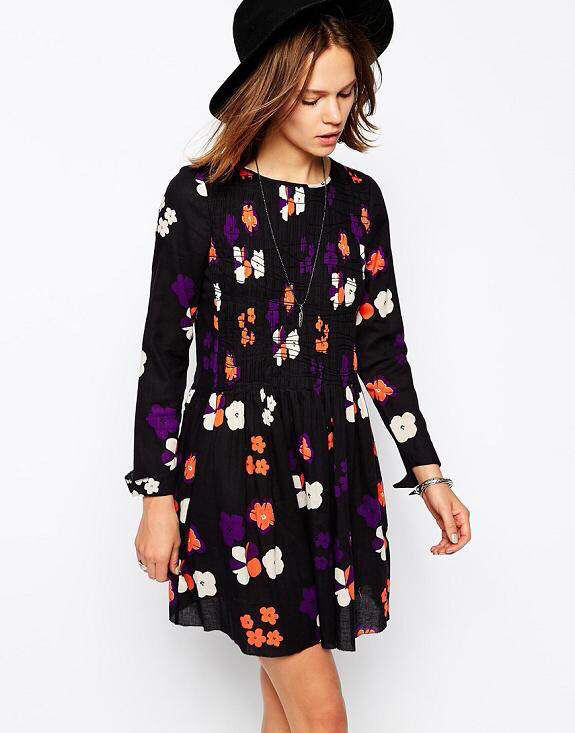 美品ZADIG&VOLTAIREスモッキングワンピース