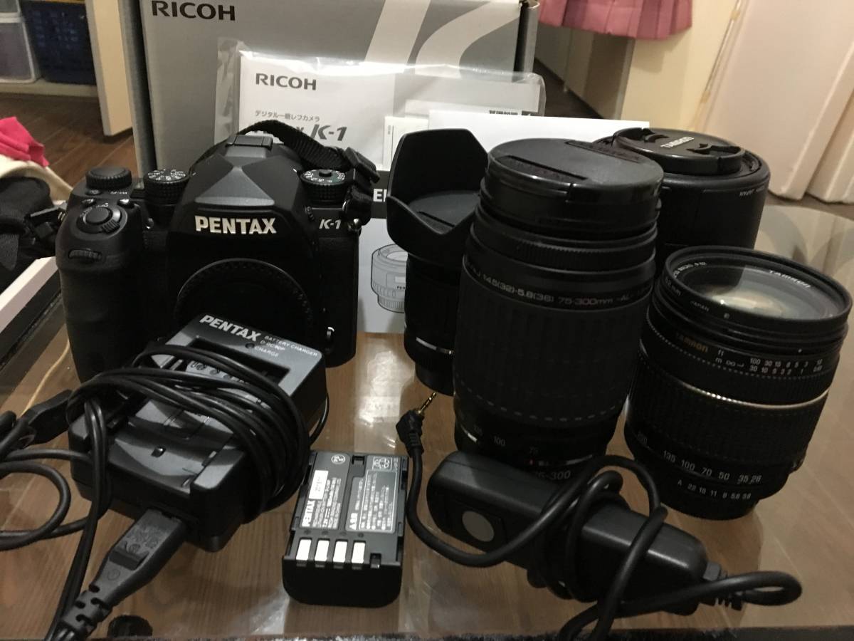 極上美品PENTAX K1フルセット＋レンズ4本セット