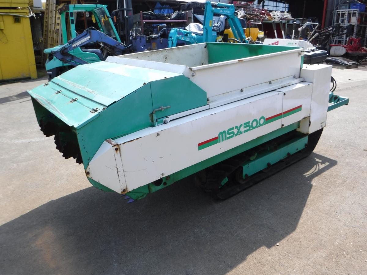 【神奈川】アテックス　堆肥散布車　MSX500　マキタロウ　セル付き　部分整備のみ　動作品！