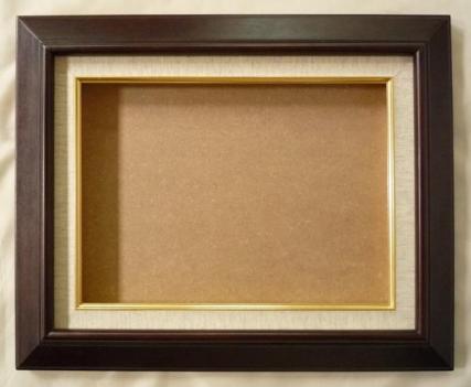 油絵用額縁 20LK F8 ブラウン-新品-即決-
