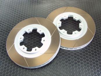 熱処理6本スリットローター トヨタ ハイエース 200系 フロント用2枚 送料無料(沖縄除く)