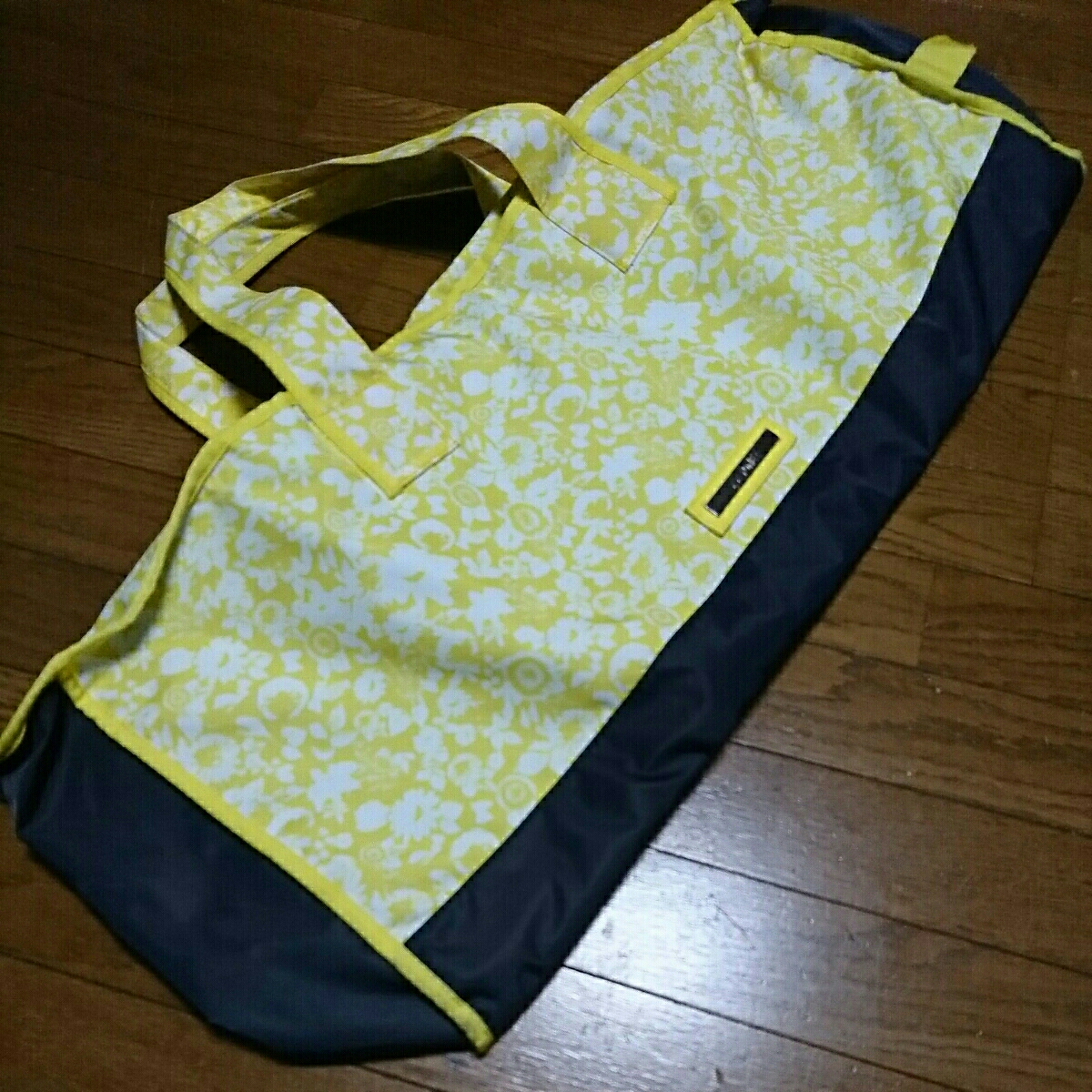 ヨネックス テニス ラケットバッグ 花柄コーンイエロー