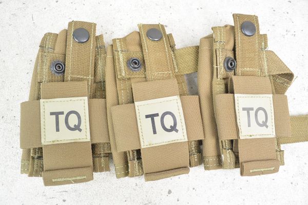 USMC C88　3個セット！！コヨーテブラウン TQ ターニケット キャリア C-A-T 止血帯用ポーチ ◆米軍放出品◆良品