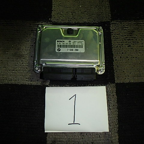 108) BMW E66 760LI GN60 ECU エンジン コンピューター ① 7 506 280 E65 735i 740i 745i 750i [A]