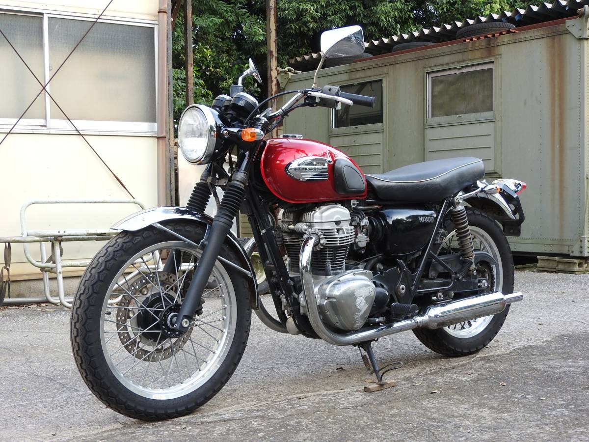 Yahoo!オークション 「w400」(カワサキ)(オートバイ車体)の落札相場 
