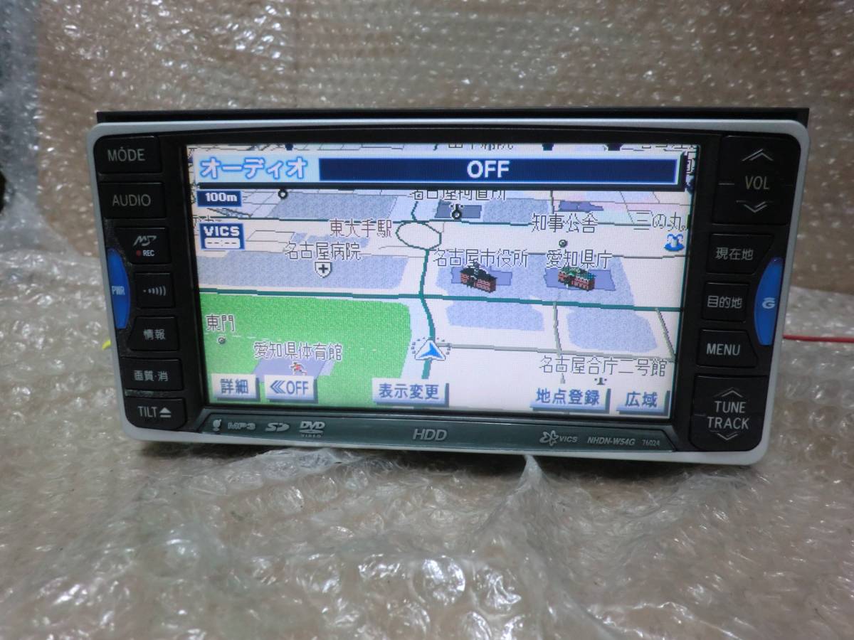 トヨタ純正HDDナビ/NHDN-W54G/SD CD，DVD動作品/タッチパネルOK 即決