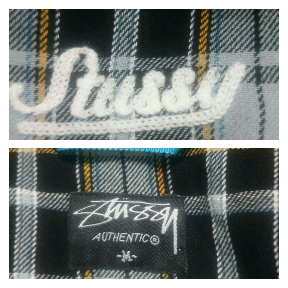 ステューシー/STUSSY チェック柄ブルゾン　M