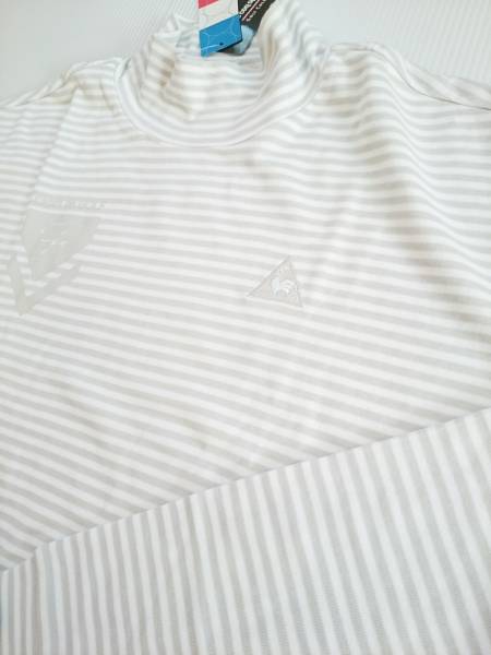新品！ルコックハイネックボーダーシャツ/LL/在庫処分！