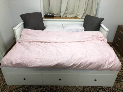 受け渡し決定！クイーンベッドフレーム・IKEA・trysil・ホワイト Amazon | IKEA(イケア) TRYSIL ベッドフレーム ホワイト ラーデ | Ikea
