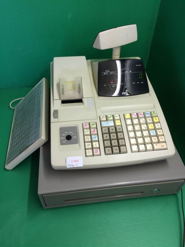 テック　電子レジスター　　AR-400 Yahoo!オークション - TEC 東芝テック 電子レジスター AR-400 ジャンク