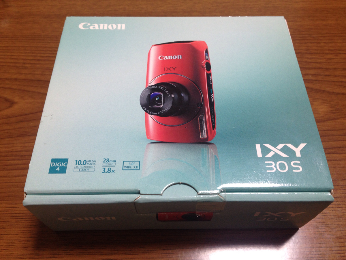 美品 Canon キャノン デジタルカメラ IXY 30S デジカメ レッド 赤 付属