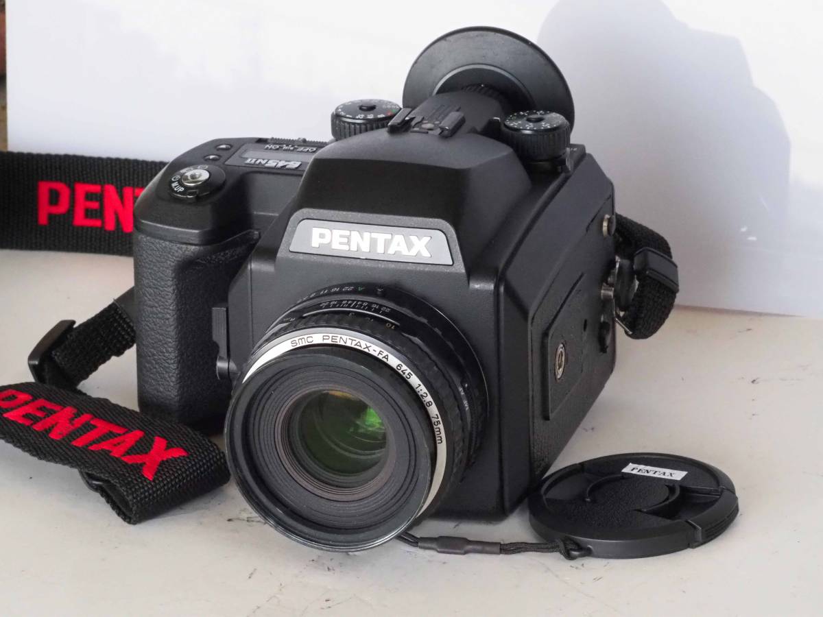 06】PENTAX ペンタックス 645N 中判カメラ FA 645 ZOOM 4.5 45-85mm