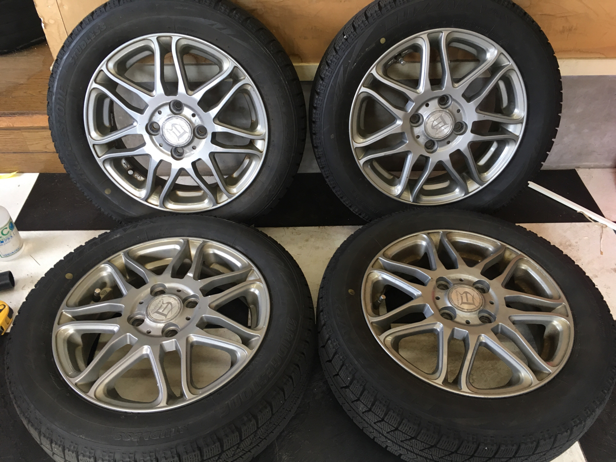 アフロディーテ ホイール アルミ 14インチ PCD100 軽自動車 4.5J+ 