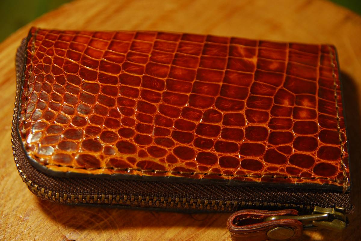 ワニ革 クロコダイル コインケース　カードケース