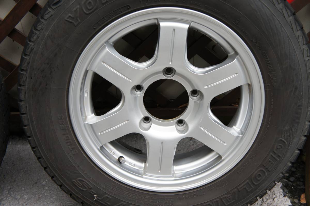 ジムニーにて使用 ヨコハマ ジオランダーI/TS175/80R16 2011年製造 