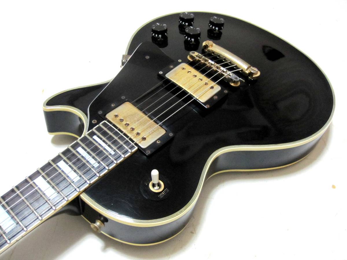 91'☆ORVILLE LPC-75 EB レスポール・カスタム ブラック 寺田楽器製