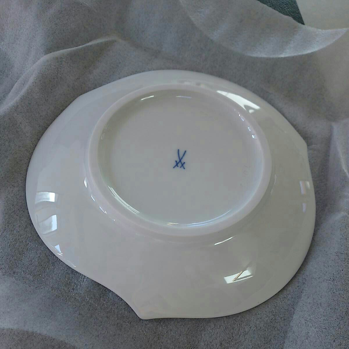 マイセン 波の戯れ ホワイト ペアディッシュ マイセン [MEISSEN]波の