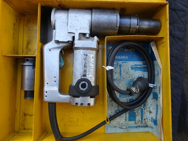 即決税込中古返品保証付トネシャーレンチS-20E M16,M20ソケット付