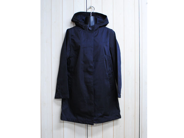ゼラールスポーツ ZelalSports●アウター フード付きトレンチコート風 レディースジャケット●ネイビー 紺 11 L●ZS